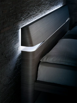 GRECALE - Wooden double bed by Santalucia Mobili - view 3